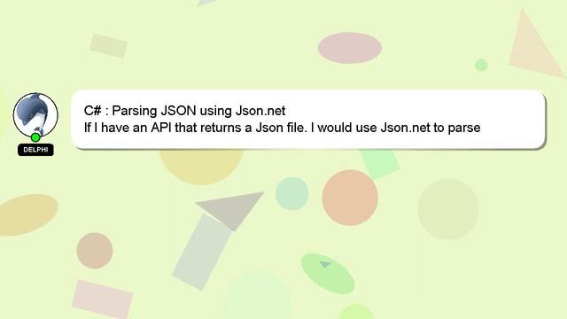 C# : Parsing JSON using Json.net смотреть онлайн