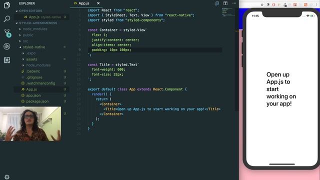 리액트 스타일? Styled Components - #8 CSS on React Native смотреть онлайн