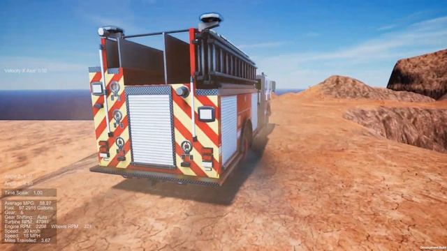 My Truck Game - Fire Truck Mountain Driving Part 2 смотреть онлайн