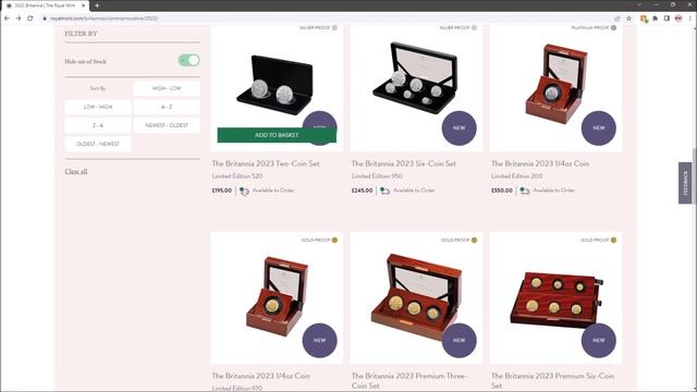 Coin Release News - 2023 Proof Britannia by The Royal Mint! смотреть онлайн