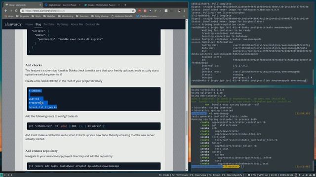 Deploying a Rails App with Dokku and Digital Ocean, Alan Vardy смотреть онлайн
