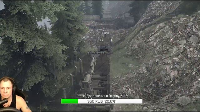 Spintires: MudRunner | ВСПОМНИМ ЧТО ТАКОЕ РУЛЬ :) смотреть онлайн