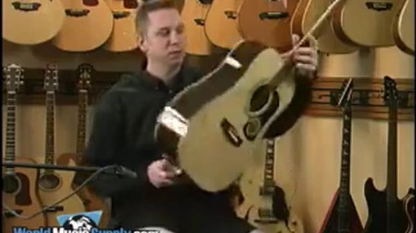 Washburn Deluxe Acoustic Guitar D10SDL Demo