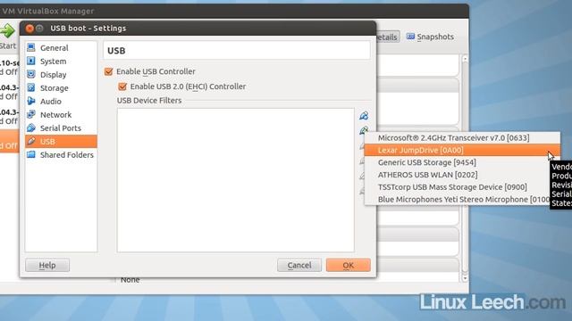 Virtualbox boot from USB key смотреть онлайн