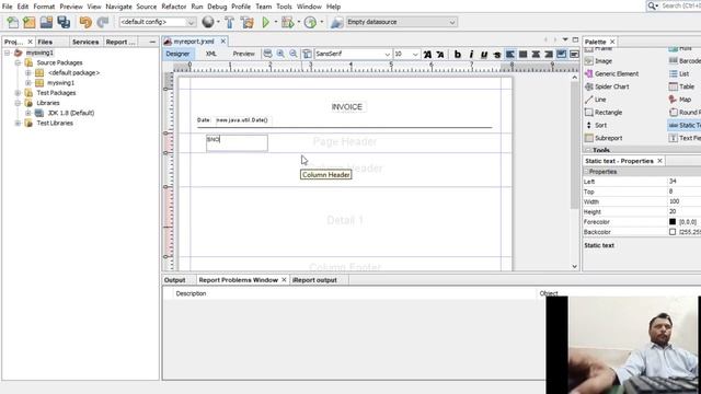 How to create iReport in Netbeans IDE смотреть онлайн