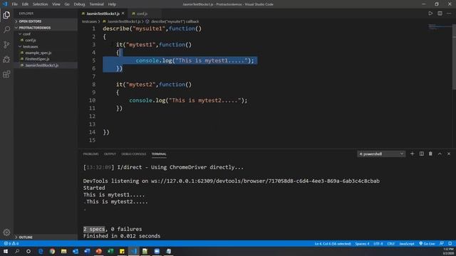 Part-7: Jasmine Framework for Protractor | Jasmine Test Building Blocks смотреть онлайн