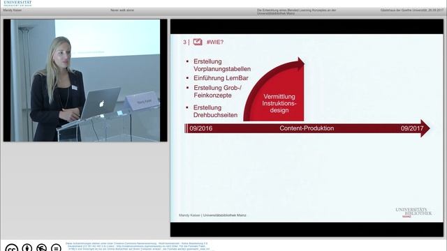 Mandy Kaiser: Entwicklung eines Blended Learning Konzeptes an der Universitätsbibliothek Mainz смотреть онлайн