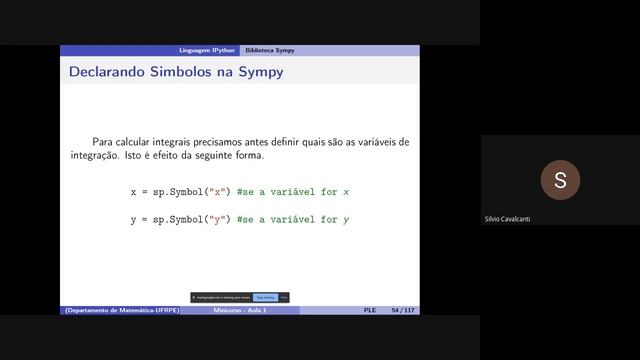 2º Dia Minicurso: Python e Aplicações Matemáticas смотреть онлайн