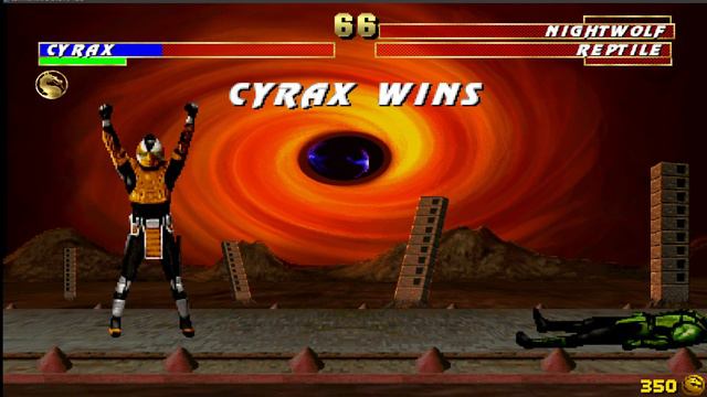 Ultimate Mortal Kombat 3 Plus REV2  - CYRAX GAMEPLAY 1VS2 - [MUGEN] UMK3 #mortalkombat #umk3 #cyrax