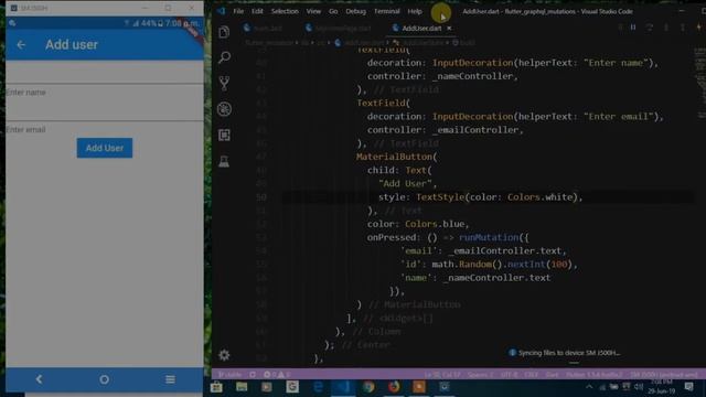 Flutter GraphQL mutation смотреть онлайн