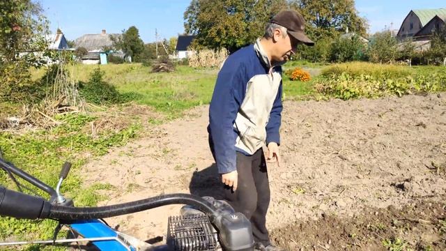 Посев озимых сидератов под мотоблок с активными роторами смотреть онлайн