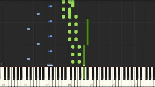 Sabré-Dance (Aram Khachaturian) - Piano, Synthesia Piano Tutorial смотреть онлайн
