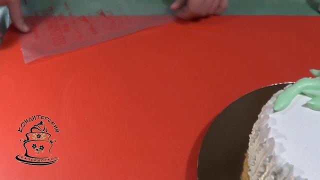 Новогодний торт / Украшение из крема смотреть онлайн