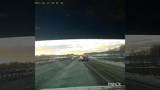 13.01.2017г.Трасса М-5 Челябинск-Златоуст смотреть онлайн