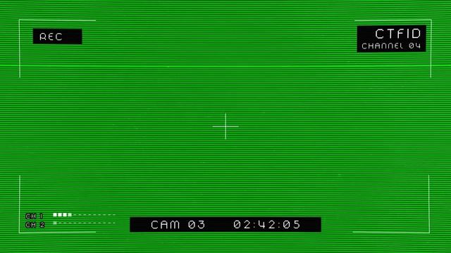 4k Green Screen CCTV Security Camera Video Overlay Smudges Grain Glitch | Snowman Digital