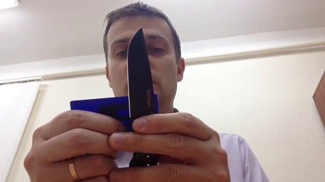 Определение характеристик ножа Kershaw 1655BLK (хим состав, твердость) смотреть онлайн
