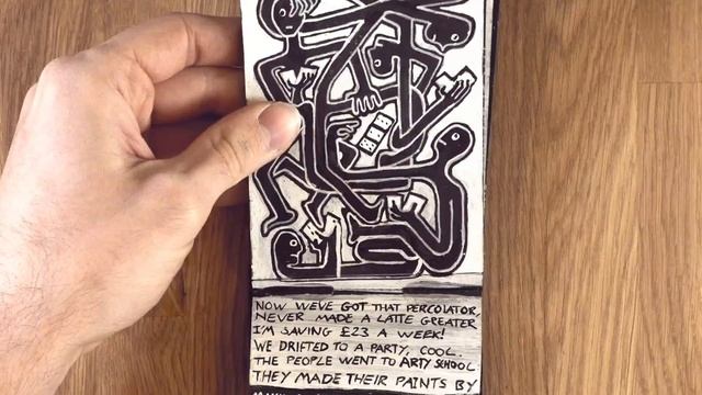 Black Paper Sketchbook TOUR | Moleskine Pocket смотреть онлайн