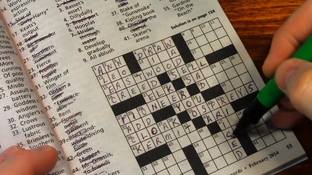 Crossword Puzzle 8 Start to Finish - ASMR Sleep смотреть онлайн
