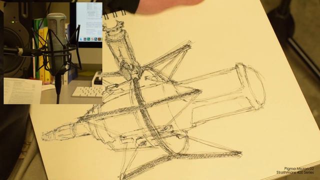 AKG Microphone, 40 min to 1.5 min Time-Lapse Drawing, Freehand, Pigma Micron, Strathmore 400 series смотреть онлайн