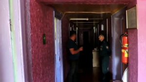 Проверка пожарной сигнализации в общежитии