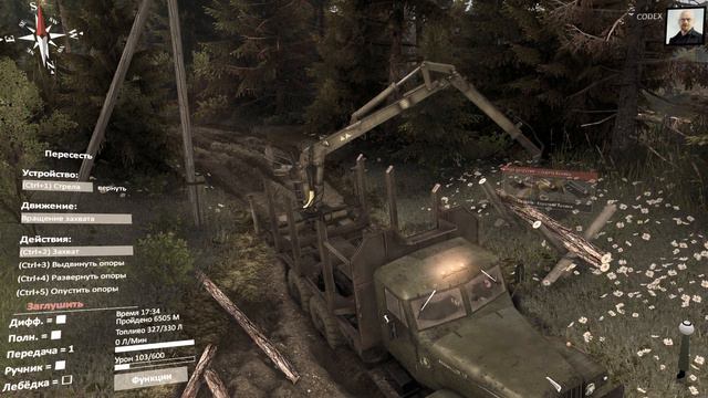 SpinTires Карта Широкая река смотреть онлайн