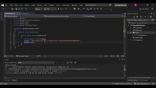 Membuat Koneksi dari C# Net Framework ke Oracle Menggunakan Oracle Manage Data Access смотреть онлайн