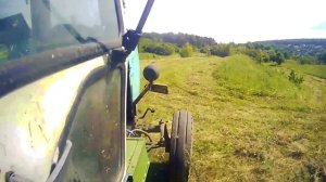 Сенокос 2021! Трактор Юмз-6 с косилкой и пресс-подборщиком