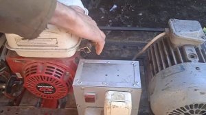 Електро генератор из асинхронного двигателя 2 вариант