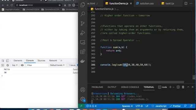 JavaScript Bootcamp Program - Higher order functions, Rest & spread operator [RECORDED] смотреть онлайн