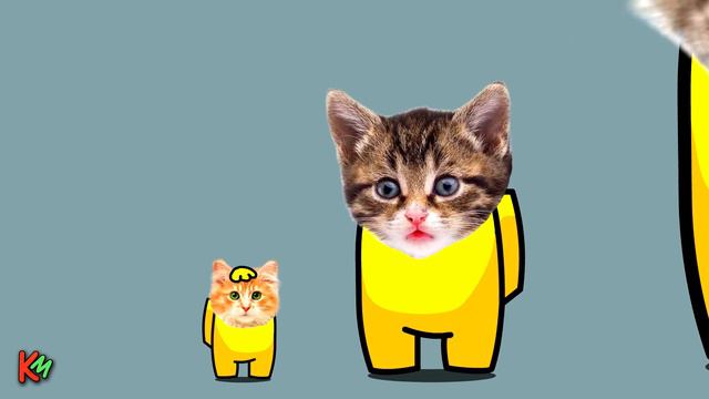 Among Us Mini Crewmate Has a Mini Crew Cat's ( Among us cat version ) #13 смотреть онлайн