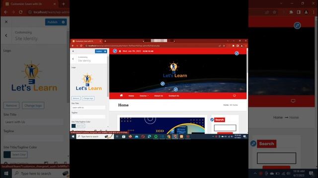 Learn How to Change Logo and Title in Wordpress | WordPress Tutorial in Hindi @TechwithAqeel смотреть онлайн