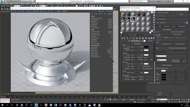 Базовые параметры материала CoronaMtl | Часть 1