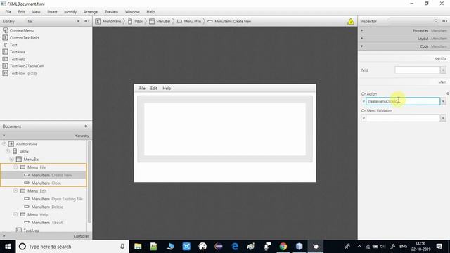 JavaFX MenuBar Tutorial | How to create and handling menu items click action? смотреть онлайн