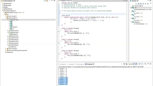 Multithreading - Synchronization and Inter thread communication смотреть онлайн