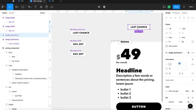 Create a Responsive PRICING Table Component Using Component Properties (Figma Tutorial) смотреть онлайн