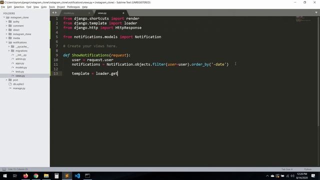 Django 3.0 Tutorial Instagram clone | Like notifications | 22 смотреть онлайн