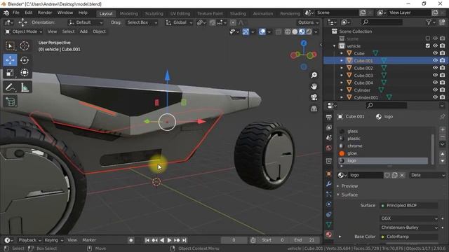 Blender sci fi vehicle modeling tutorial free download смотреть онлайн
