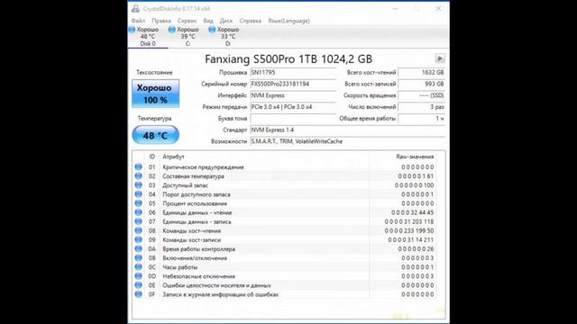 Fanxiang S500Pro - недорогой SSD с приличным быстродействием | #Обзор смотреть онлайн