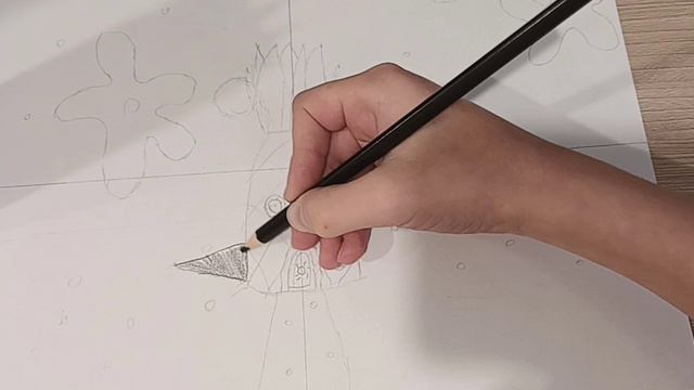 Как нарисовать дом губки боба 1 часть смотреть онлайн