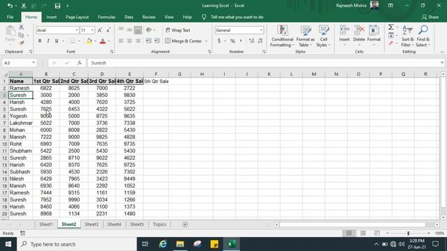 How to change font size, bold, Italic, underline, borders and Use of Find, Replace I Excel Part - 4 смотреть онлайн