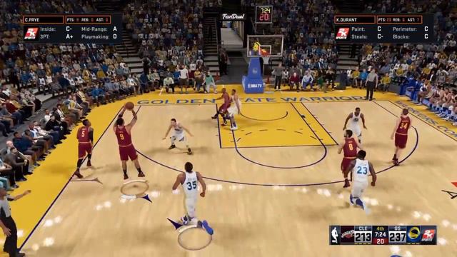 NBA 2k16 on drugs? Modded 2k16 (not sped up) смотреть онлайн