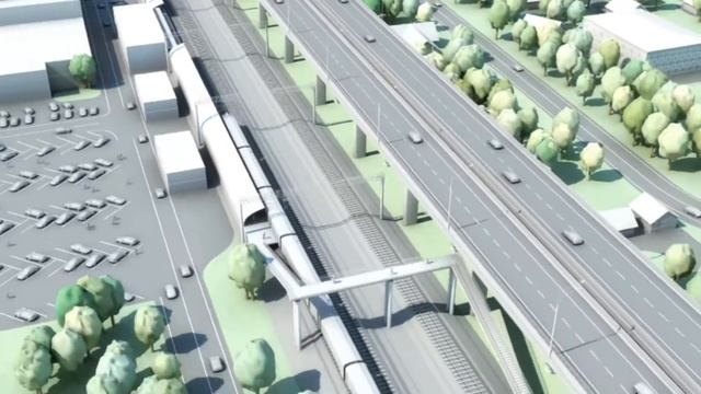Проект автомагистрали над железной дорогой в Москве смотреть онлайн
