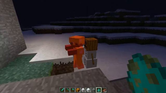 Как сделать железного голема и снеговика в игре Minecraft 1.5.2 смотреть онлайн