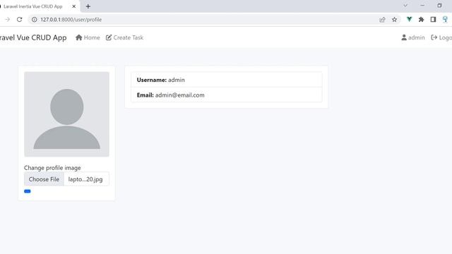 Laravel 10 Inertia & Vue 3 CRUD Application -27- (User Profile Part 2) | Moroccan Darija смотреть онлайн