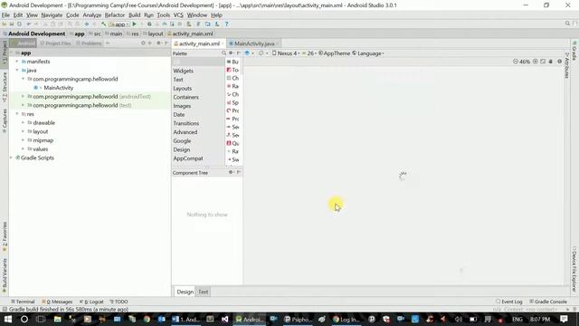 How to develop Hello World App using Android Studio смотреть онлайн