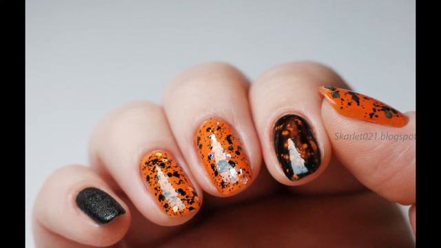 Маникюр на Helloween смотреть онлайн