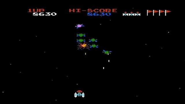 Galaxian GamePlay NES 8bit смотреть онлайн