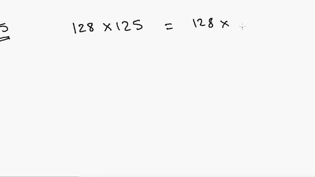 Calculation in mind to multiply any number by 5, 25, and 125 смотреть онлайн