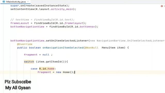 Bottom Navigation |Other Fragment To Home Fragment |Android Studio смотреть онлайн