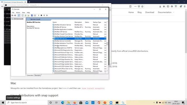 Mosquitto MQTT broker installation on a Windows machine смотреть онлайн